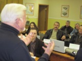 Photo of Arnold teaching